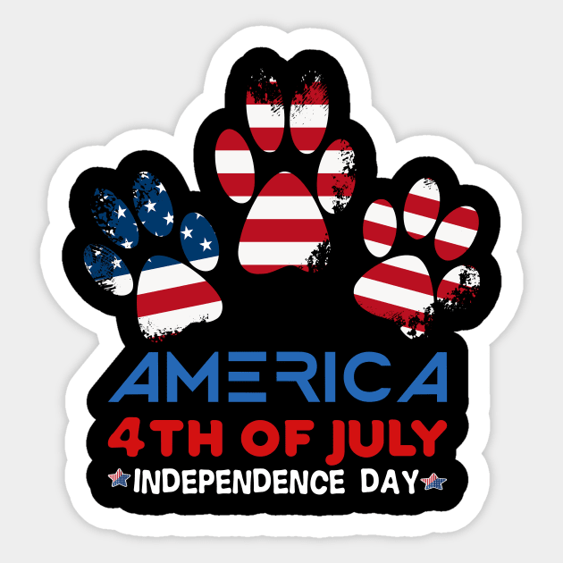 America 4th of july ..independence day celebration. Sticker by DODG99